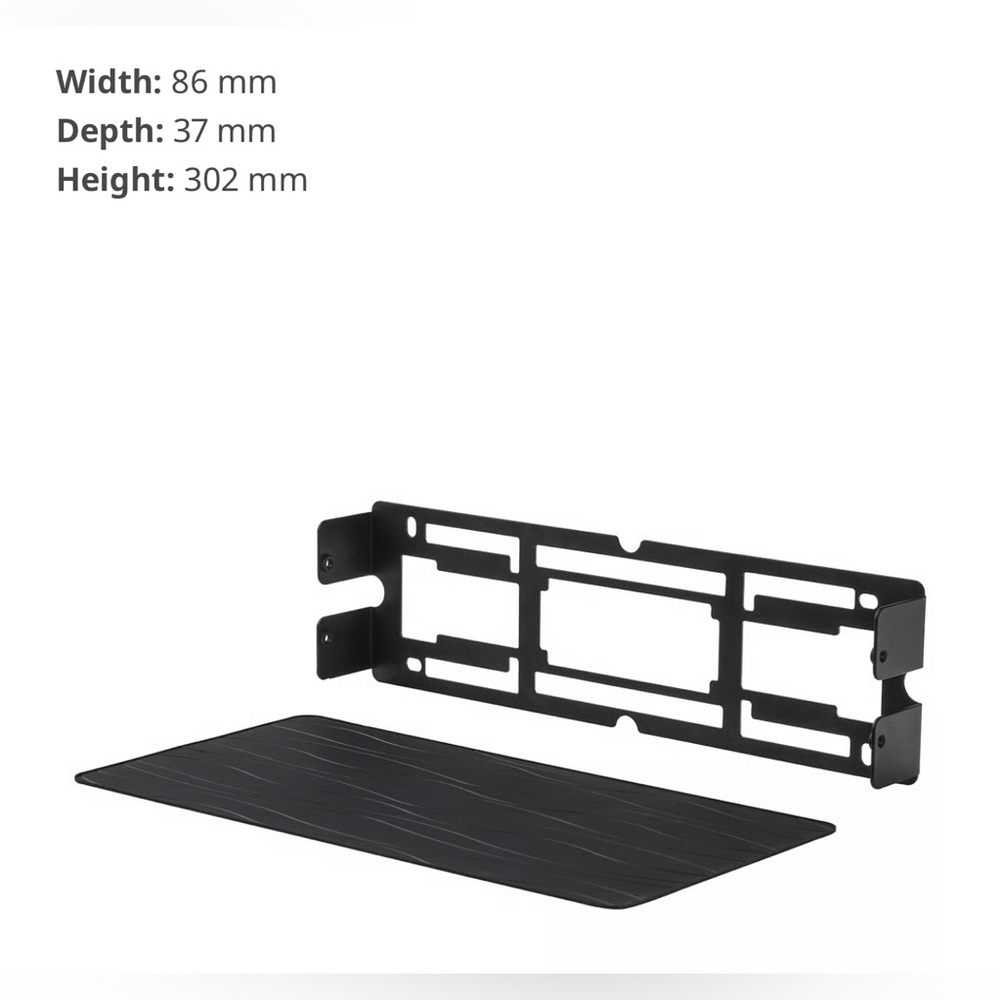 IKEA SYMFONISK Wall Bracket Black -  104.381.71 - NEW - Picture 7 of 7